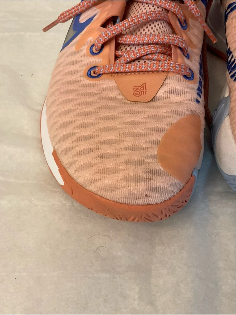 Nike Giannis Immortality Orange/Blue Basketball Shoes CZ4099-800 Mens Sz 8.5